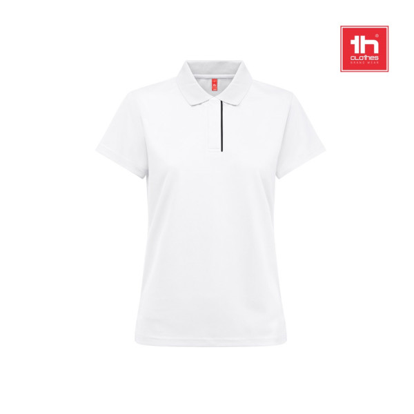 THC DYNAMIC WOMEN WH. Women's technical polo