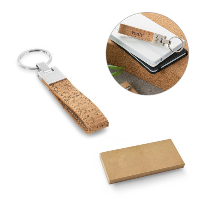 CORKS. Cork keyring