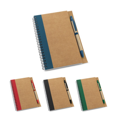 ASIMOV. B6 spiral-bound notepad with plain