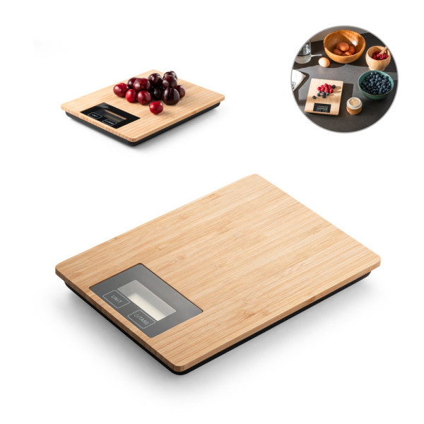 HEISENBERG. Bamboo digital kitchen scale