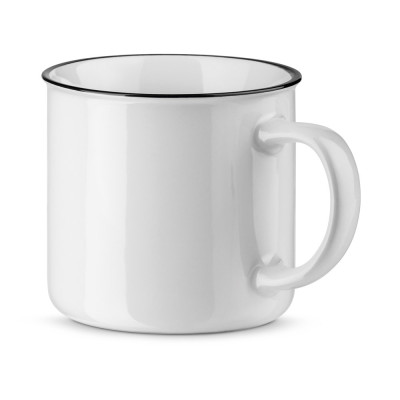 VERNON WHITE. Ceramic mug 360 mL