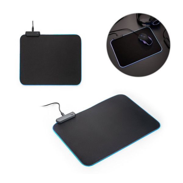  THORNE MOUSEPAD RGB. Pelės kilimėlis guminiu pagrindu