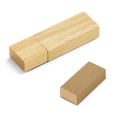 VENTER 8GB. 8GB bamboo USB flash drive