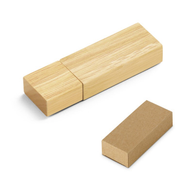 VENTER 16GB. 16GB bamboo USB flash drive