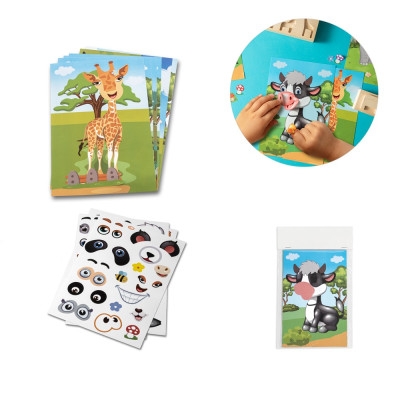 MADAGASCAR. Sticker set with six sheets