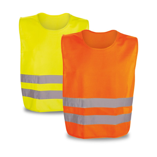 THIEM. 100% polyester high visibility vest