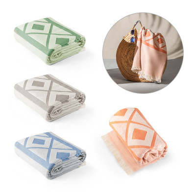 MALEK. Multifunctional bath towel (350g/m²) made of cotton and recycled cotton