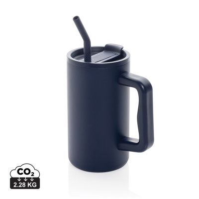 Cube RCS certified recycled steel mug 800ml