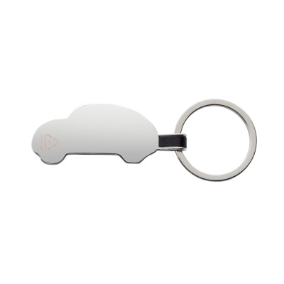 RCS recycled zinc alloy car keyring