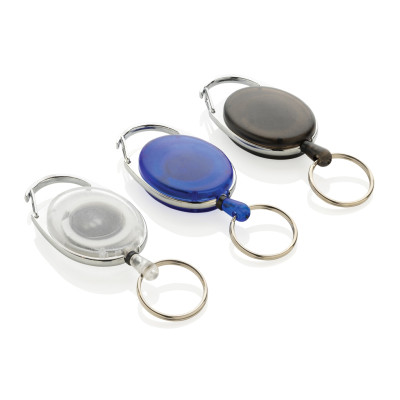 RCS recycled ABS roller clip keychain