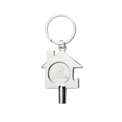 RCS recycled zinc alloy 3 in 1 keychain