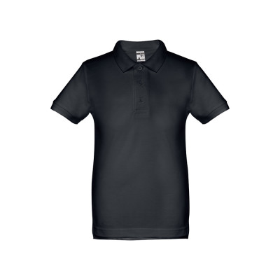 THC ADAM KIDS. Vaikiški unisex polo marškinėliai trumpomis rankovėmis iš 100% medvilnės pique)