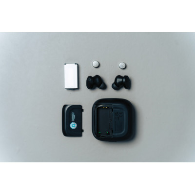 Lakewood RCS recycled and repairable wireless earbuds