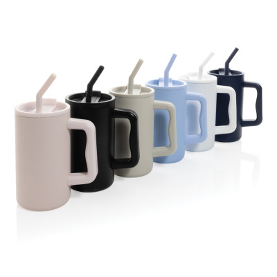 Cube RCS certified recycled steel mug 800ml