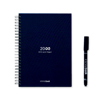 STARTER KIT INFINITE PLANNER A5. Set includes an A5"infinite Diary", cleaning kit, marker and marker holder