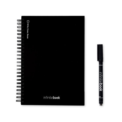 STARTER KIT INFINITEBOOK A5. Set includes an A5 "Infinitebook", cleaning kit, marker and marker holder