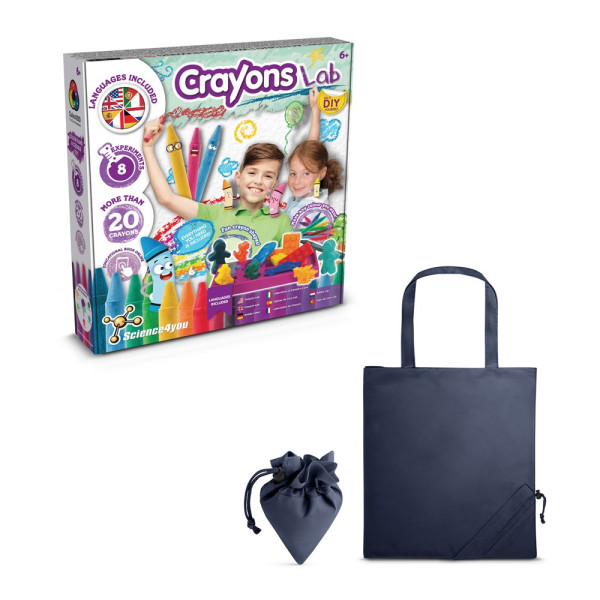 Crayon Factory Kit II. Educational game supplied with a 190T folding gift bag