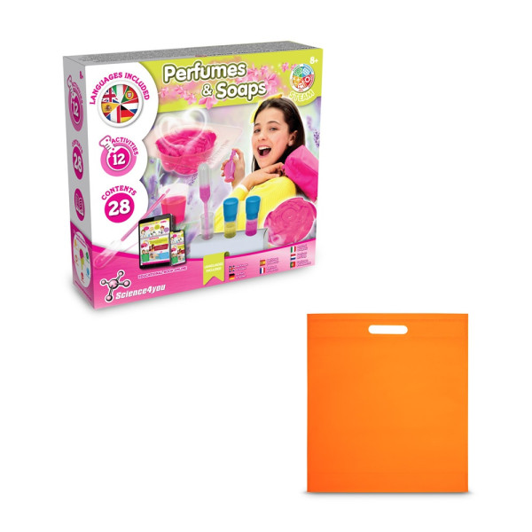 Perfume & Soap Factory Kit IV. Educational game supplied with a non-woven gift bag (80 g/m²)