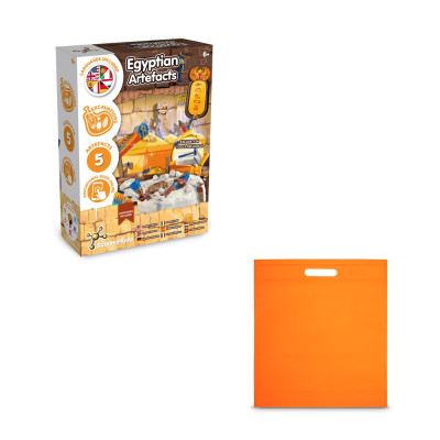 Ancient Egypt Excavation Kit IV. Educational game supplied with a non-woven gift bag (80 g/m²)