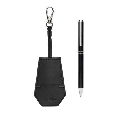 SP Tula RCS certified recycled PU key holder and pen set