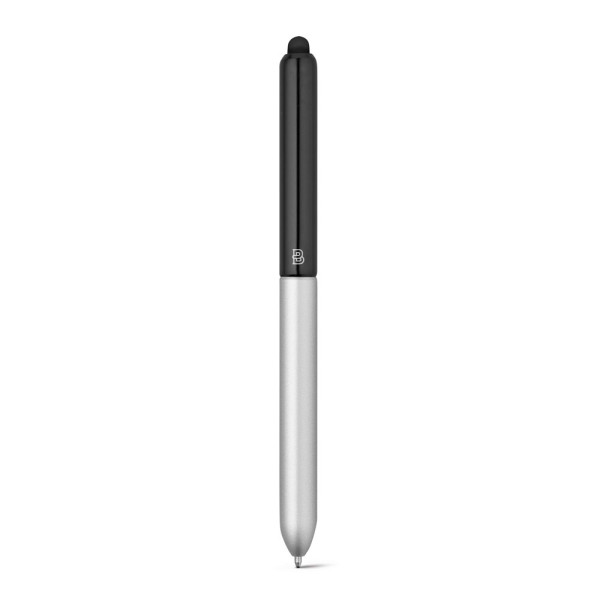 NEO. Ball pen with touch tip in aluminium