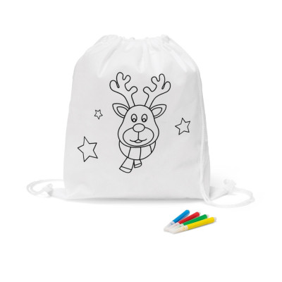 GLENCOE. Children's colouring drawstring bag