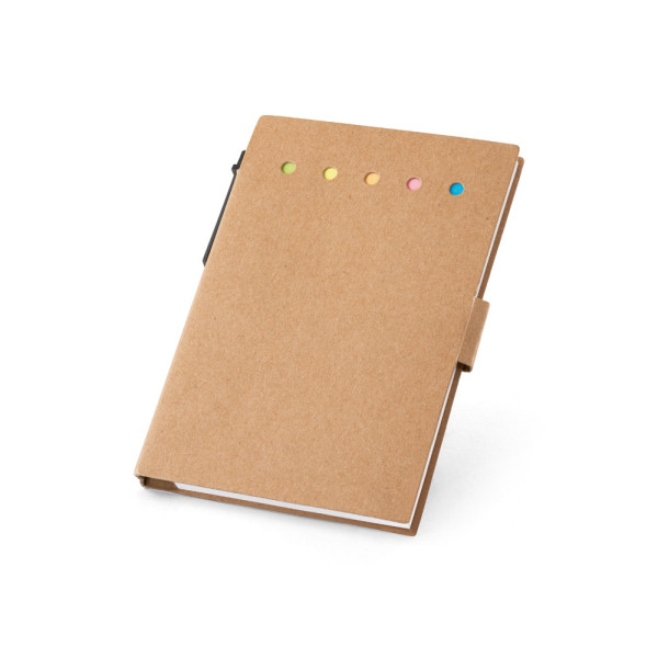 COOPER. Coloured sticky notepad with 6 sets