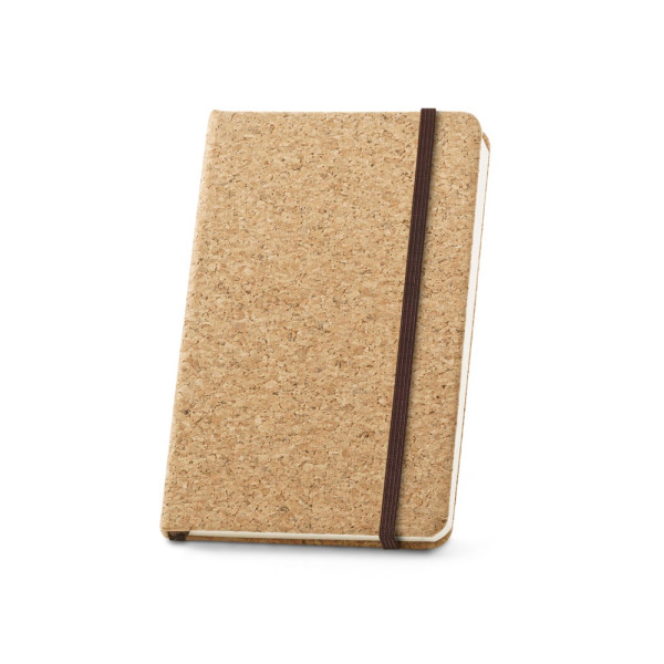 HAWKINS. Pocket cork notebook with plain pages