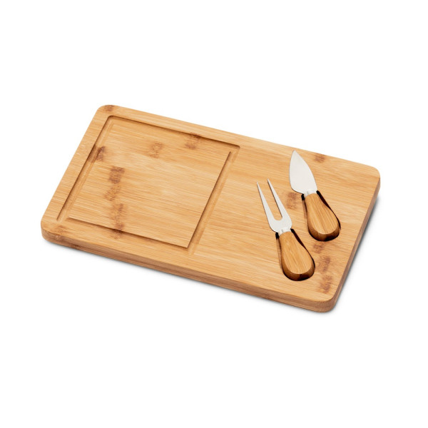 WOODS. Bamboo cheese board