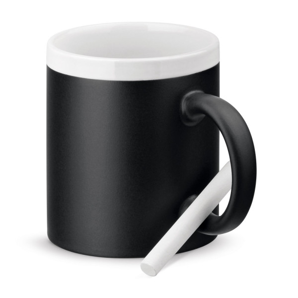 CHALKIE. Ceramic mug 360 mL