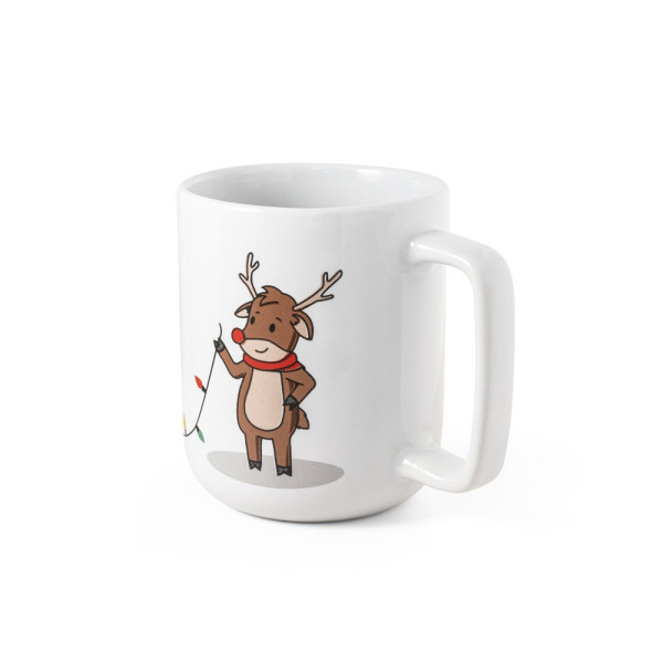 REINDEER puodelis su kalėdiniu dekoru 330 ml