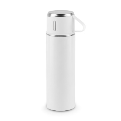 COMANECI. Double-walled stainless steel bottle (90% recycled) with matte finish 490 mL