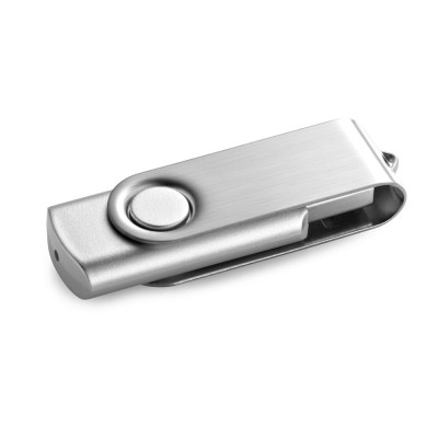 CLAUDIUS 16GB. 16 GB USB atmintinė su metaliniu segtuku