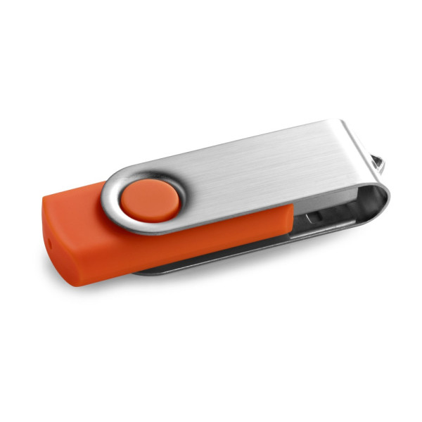 CLAUDIUS 8GB. 8 GB USB flash drive with metal clip