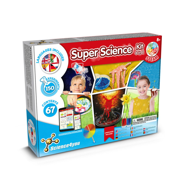 6 in 1 Super Science Kit I. Educational kit for children