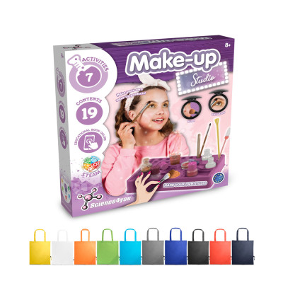 Makeup Studio Kit II. Educational kit supplied with a 190T folding gift bag