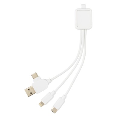 6-in-1 antimicrobial cable