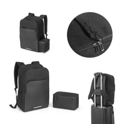 BELFAST. 2-in-1 backpack with thermal bag included that can be used together or separately