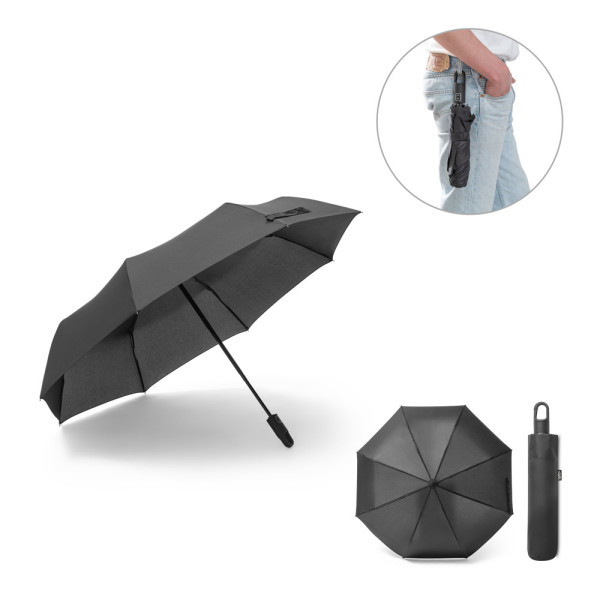 GUSTAVO. rPET 190T pongee umbrella with automatic opening and closing