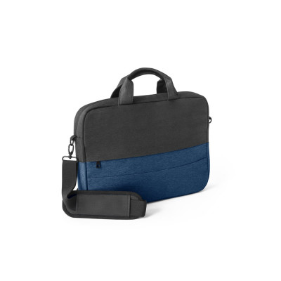 GENOA. Padded laptop bag in 600D high-density recycled polyester 15"