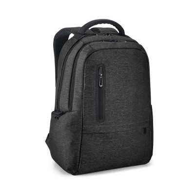 RE-BOSTON. 2Tone recycled nylon waterproof laptop backpack with 210D rPET compartment