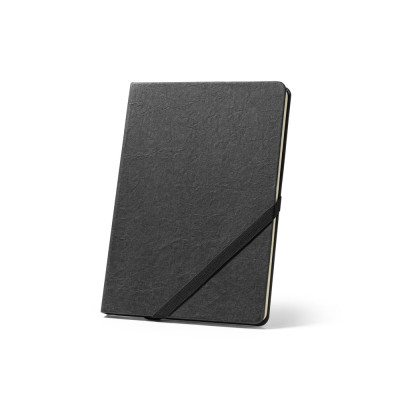 HUXLEY. A5 notebook with lined pages FSC™ ivory colour