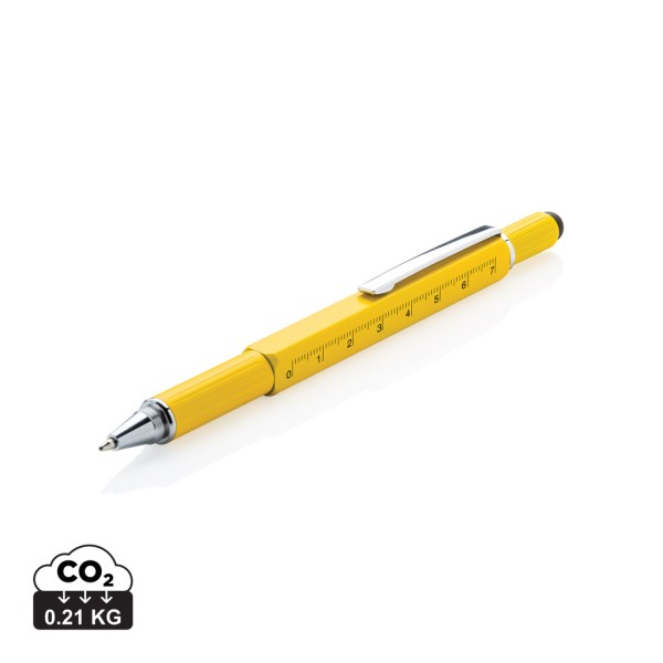 5-in-1 aluminium toolpen