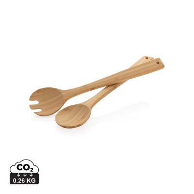 Ukiyo bamboo salad cutlery 2 pcs set