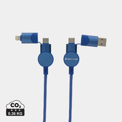 Oakland RCS recycled plastic 6-in-1 fast charging 45W cable