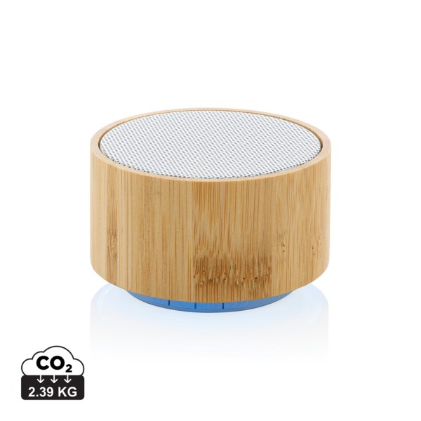 RCS recycled plastic and bamboo 3W wireless speaker