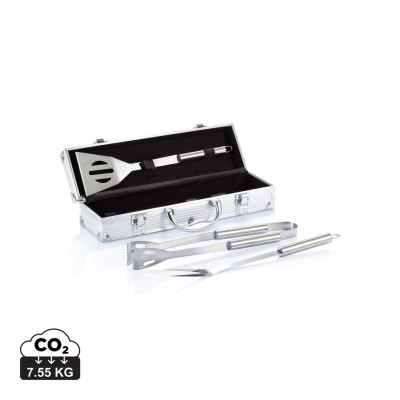 3 pcs barbecue set in aluminium box