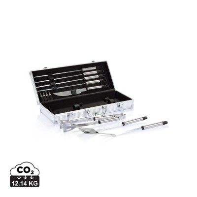 12 pcs barbecue set in aluminium box