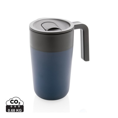 GRS Recycled PP and SS mug with handle