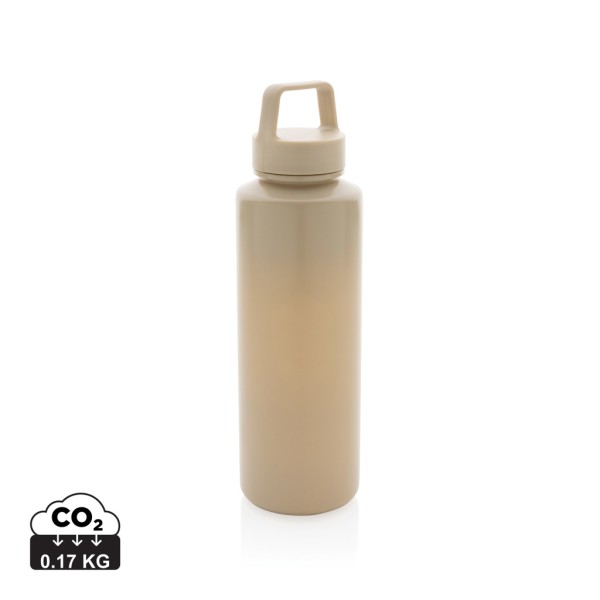 RCS certified recycled PP water bottle with handle